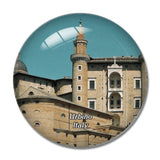 Italy Urbino 3D Fridge Magnet Crystal Glass