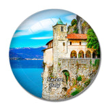 Italy Varese Lago Maggiore Hermitage 3D Fridge Magnet Crystal Glass