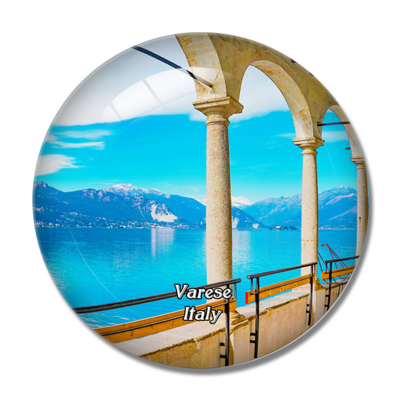 Italy Varese Lago Maggiore 3D Fridge Magnet Crystal Glass