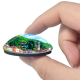 Italy Varese Porto Ceresio Lake 3D Fridge Magnet Crystal Glass