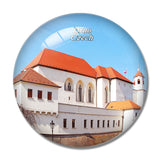 Czech Spilberk Castle Brno 3D Fridge Magnet Crystal Glass