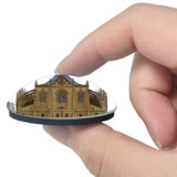 Czech St. Barbara Church Kutna Hora 3D Fridge Magnet Crystal Glass