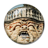 Italy Verona Face Stone Terrace Monster 3D Fridge Magnet Crystal Glass