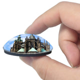 Czech St. Vitus Cathedral Prague 3D Fridge Magnet Crystal Glass