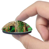 Italy Viterbo 3D Fridge Magnet Crystal Glass