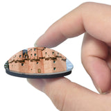 UK England Aberdeen Craigievar Castle 3D Fridge Magnet Crystal Glass