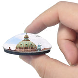 Denmark Amalienborg Copenhagen 3D Fridge Magnet Crystal Glass