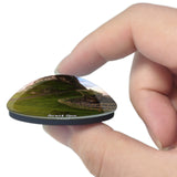 UK England Berwick-Upon-Tweed Lindisfarne Castle 3D Fridge Magnet Crystal Glass