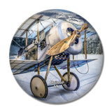 UK England Bristol Bi Plane 3D Fridge Magnet Crystal Glass