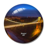 UK England Bristol Clifton Suspension Bridge 3D Fridge Magnet Crystal Glass