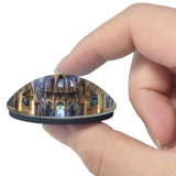 UK England Canterbury Cathedral 3D Fridge Magnet Crystal Glass