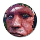 UK England Canterbury Mask 3D Fridge Magnet Crystal Glass