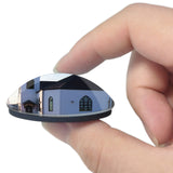 UK England Cardiff Bay Norwegian Church 3D Fridge Magnet Crystal Glass