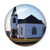 UK England Cardiff Bay Norwegian Church 3D Fridge Magnet Crystal Glass