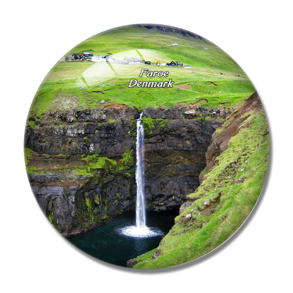 Denmark Faroe Islands 3D Fridge Magnet Crystal Glass