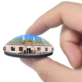UK England Carlisle Town Hall 3D Fridge Magnet Crystal Glass