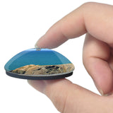 UK England Ceredigion Llangrannog Beach 3D Fridge Magnet Crystal Glass