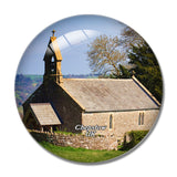 UK England Chepstow Church 3D Fridge Magnet Crystal Glass