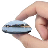 UK England Christchurch Harbour 3D Fridge Magnet Crystal Glass