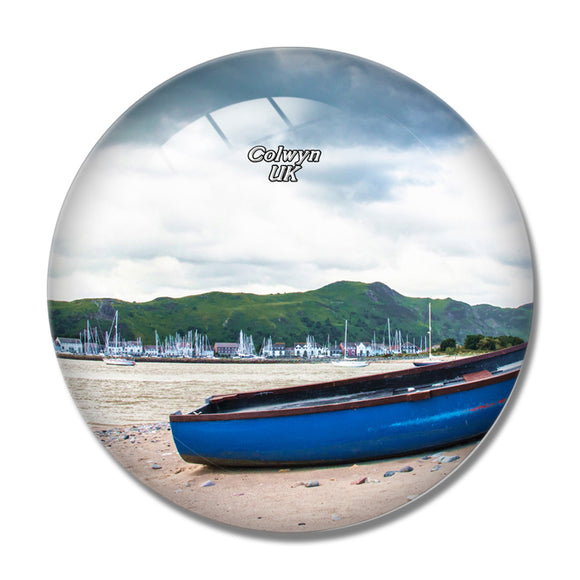 UK England Colwyn Bay 3D Fridge Magnet Crystal Glass