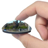 UK England Conwy Castle 3D Fridge Magnet Crystal Glass