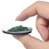UK England Criccieth Castle 3D Fridge Magnet Crystal Glass