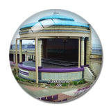 UK England Eastbourne Bandstand 3D Fridge Magnet Crystal Glass