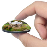 UK England Edinburgh Calton Hill 3D Fridge Magnet Crystal Glass