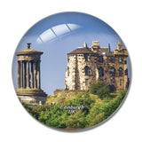 UK England Edinburgh Calton Hill 3D Fridge Magnet Crystal Glass