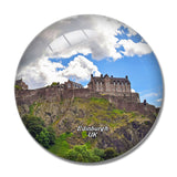 UK England Edinburgh Castle 3D Fridge Magnet Crystal Glass