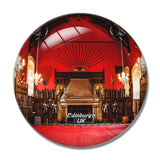 UK England Edinburgh Castle 3D Fridge Magnet Crystal Glass