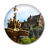 UK England Edinburgh Castle 3D Fridge Magnet Crystal Glass
