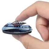UK England Edinburgh Forth Bridge 3D Fridge Magnet Crystal Glass