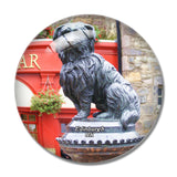 UK England Edinburgh Greyfriars Bobby 3D Fridge Magnet Crystal Glass