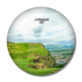 UK England Edinburgh Holyrood Park 3D Fridge Magnet Crystal Glass