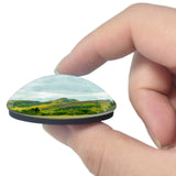 UK England Edinburgh Holyrood Park 3D Fridge Magnet Crystal Glass