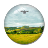 UK England Edinburgh Holyrood Park 3D Fridge Magnet Crystal Glass