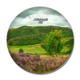 UK England Edinburgh Holyrood Park 3D Fridge Magnet Crystal Glass