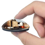 UK England Edinburgh Leith 3D Fridge Magnet Crystal Glass