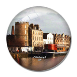 UK England Edinburgh Leith 3D Fridge Magnet Crystal Glass
