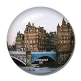 UK England Edinburgh N Bridge 3D Fridge Magnet Crystal Glass