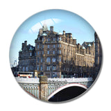 UK England Edinburgh N Bridge 3D Fridge Magnet Crystal Glass