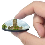 UK England Edinburgh Nelson Monument 3D Fridge Magnet Crystal Glass