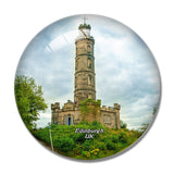 UK England Edinburgh Nelson Monument 3D Fridge Magnet Crystal Glass