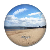 UK England Edinburgh Portobello Beach 3D Fridge Magnet Crystal Glass