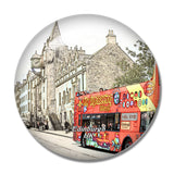 UK England Edinburgh Royal Mile 3D Fridge Magnet Crystal Glass