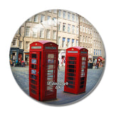 UK England Edinburgh Royal Mile 3D Fridge Magnet Crystal Glass