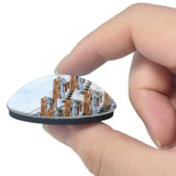 UK England Edinburgh Scottish Parliament Building 3D Fridge Magnet Crystal Glass