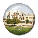 UK England Edinburgh Scottish Parliament Building 3D Fridge Magnet Crystal Glass