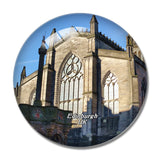UK England Edinburgh St. Giles' Cathedral 3D Fridge Magnet Crystal Glass